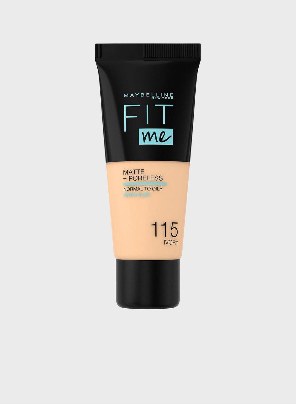 Fit Me Matte & Poreless Foundation - 115 Ivory - Image 1