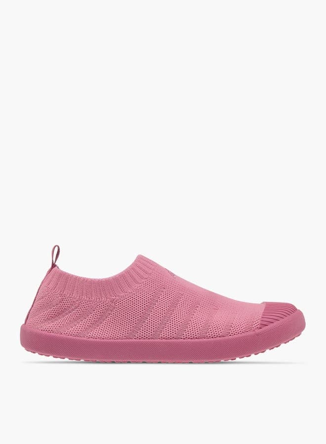 Tf C21Gpfuchsia Chic Girls' Fuchsia Textured Sneakers - Image 1