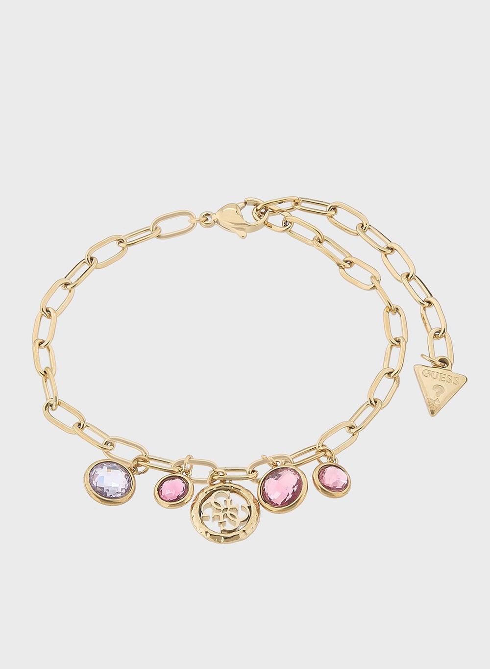 GUESS Petra: Elegant Gold-Tone Bracelet with Crystals - Image 1