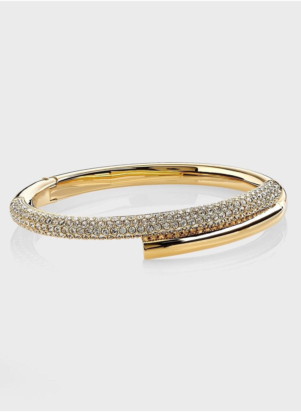 SWAROVSKI Dextera Women's Gold-Tone Pave Bracelet - Image 1