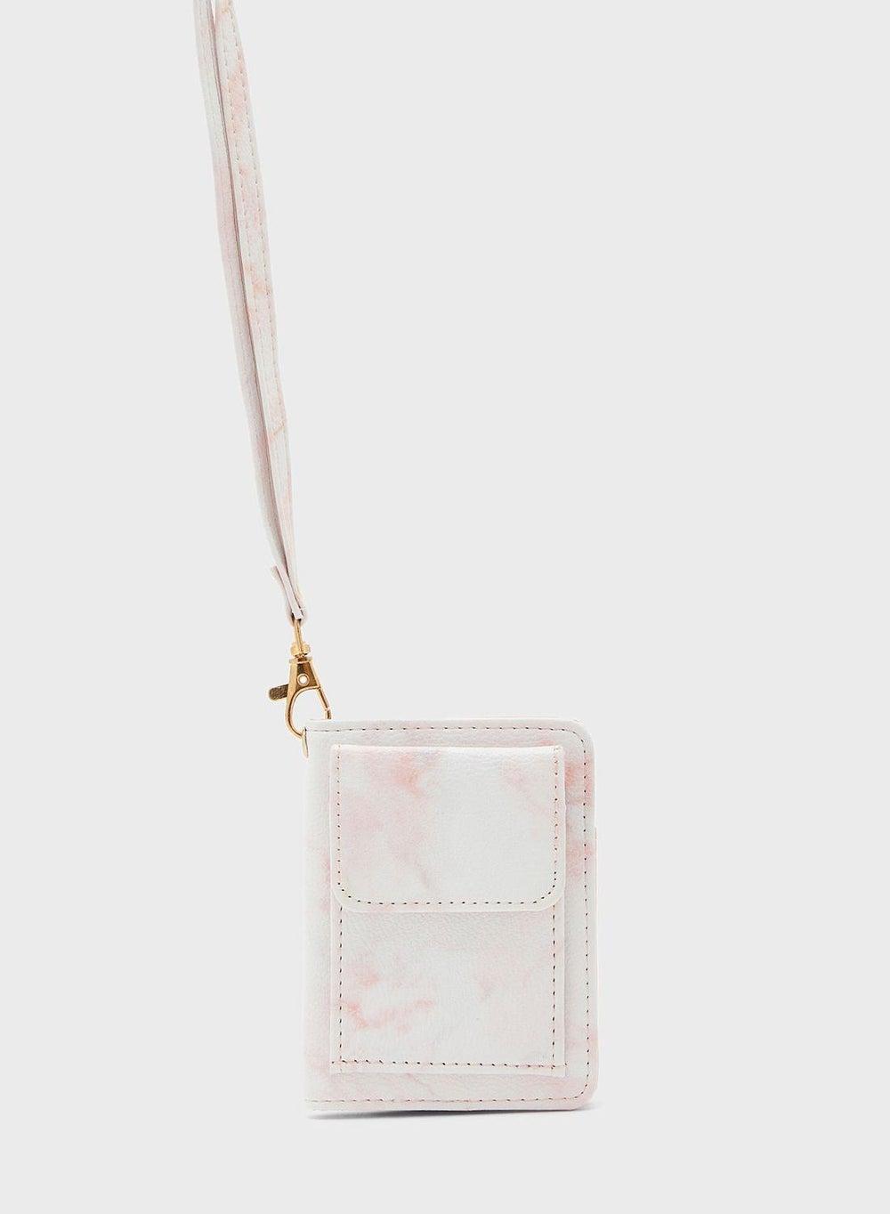 Claires Glam Marble Wallet: Elegance for Every Woman - Image 1