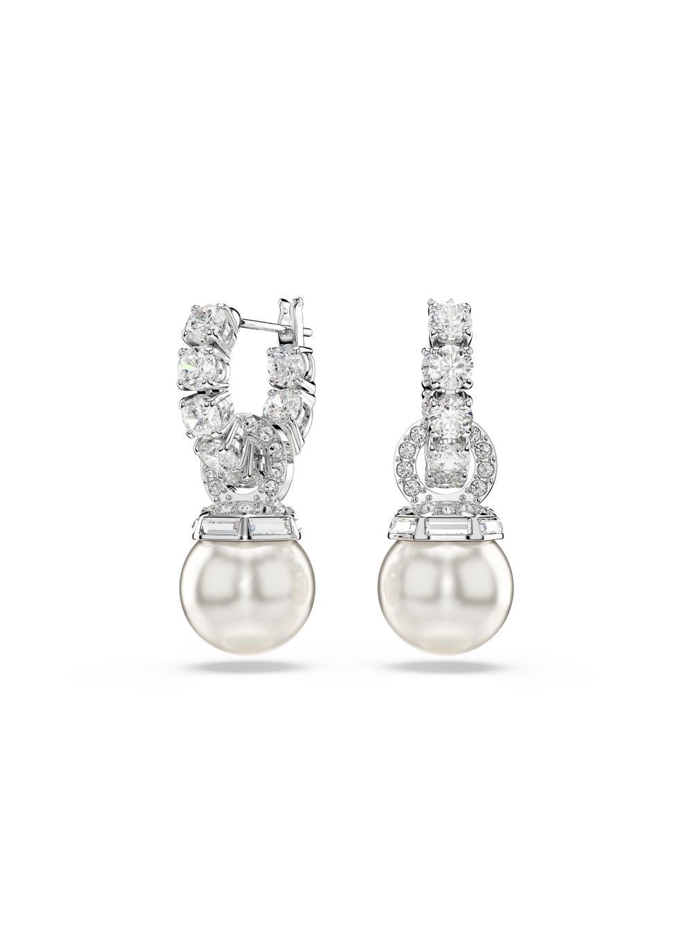 SWAROVSKI Matrix:Pe Elegant Pearl Drop Earrings - Image 1