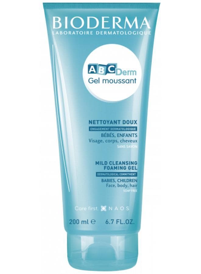 ABCDerm Gentle Cleansing Gel for Babies & Children 200ml - Image 1