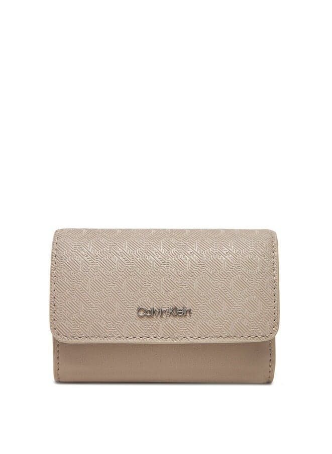 CALVIN KLEIN Elegance Trifold Logo Wallet for Women - Image 1