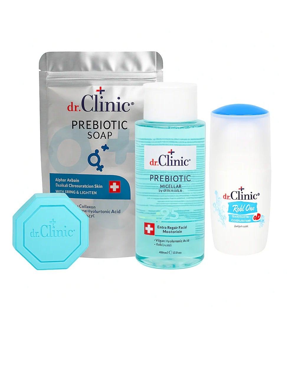 Dr. Clinic Premium Brightening Skincare Kit with Hydrating Elements - Image 1