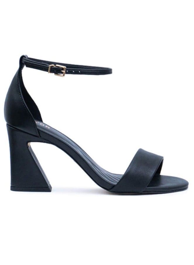 BCR 041 Elegant Black Stiletto Heeled Sandals - Image 1