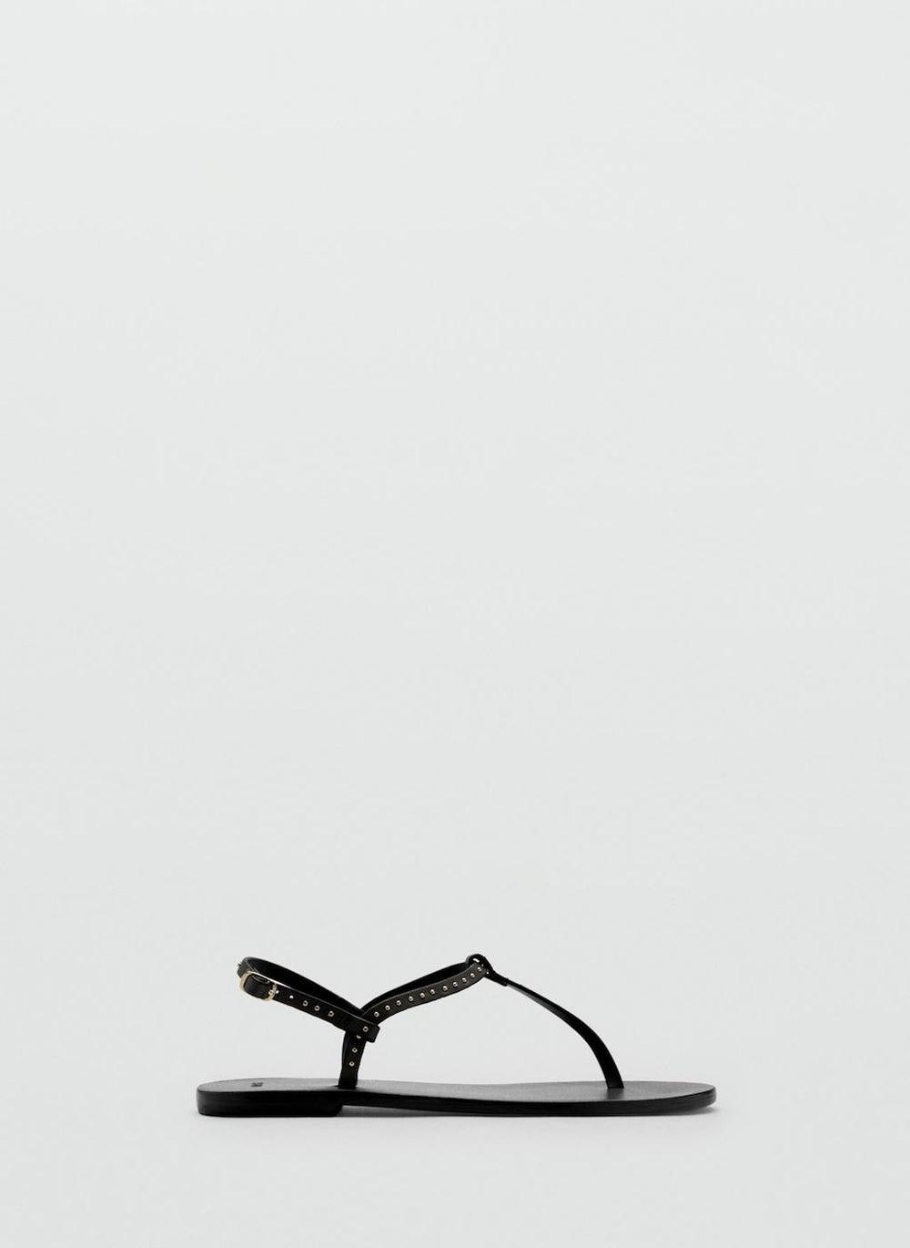 Elegant Mini Studded Leather Sandals - Style No. 87098259 - Image 1