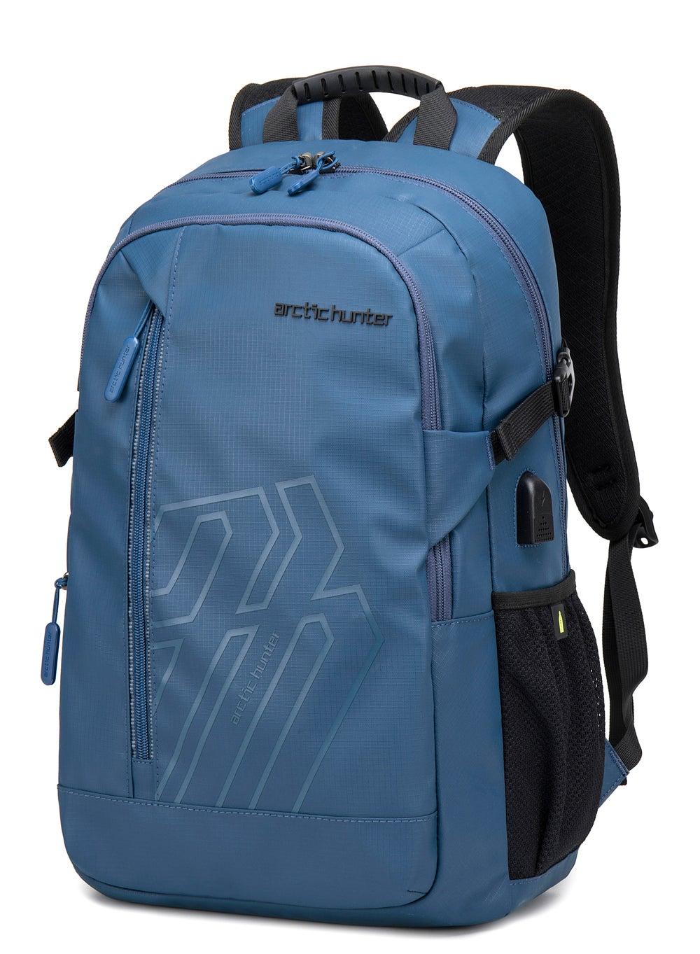 ARCTIC HUNTER 28L Blue Laptop Backpack - Model B00387 - Image 1