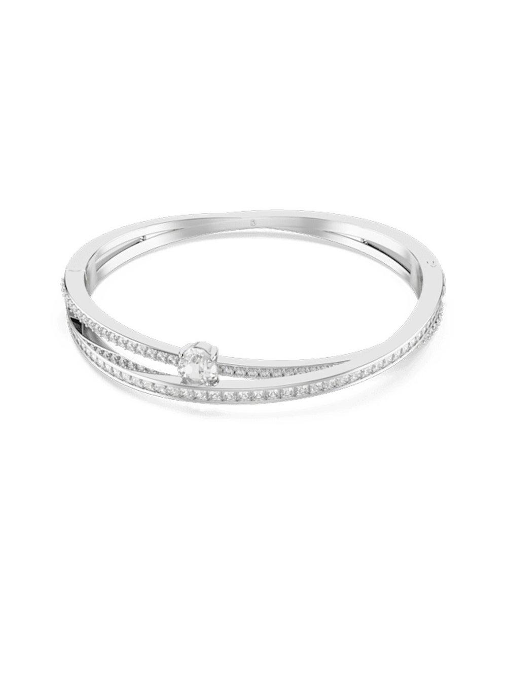 SWAROVSKI Hyperbola Essential Bangle: A Gleaming Accessory - Image 1
