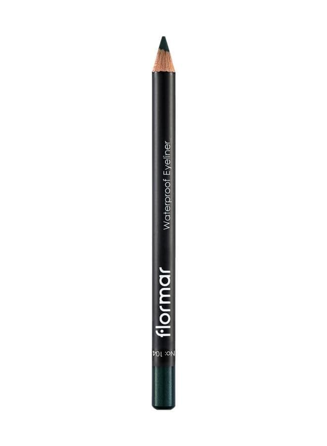 Flormar Cobalt Green 104 Waterproof Eyeliner Pencil - Image 1