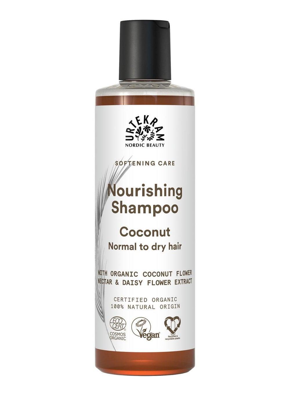 Urtekram Coconut Elixir Shampoo 250ml – Luxury Organic Hair Care - Image 1