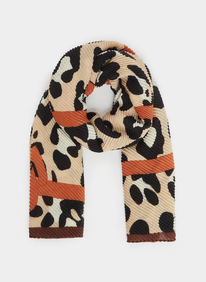 Elegant Animal Print Scarf for Stylish Women | Styli - Image 1