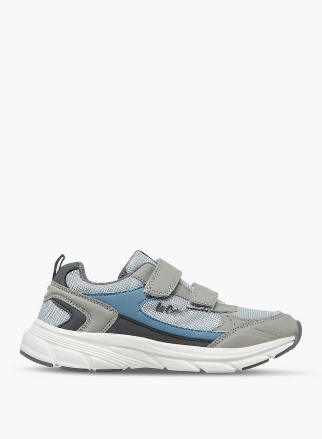 25K8011 Grey Panelled Boys' Sneakers with Secure Closure - Image 1