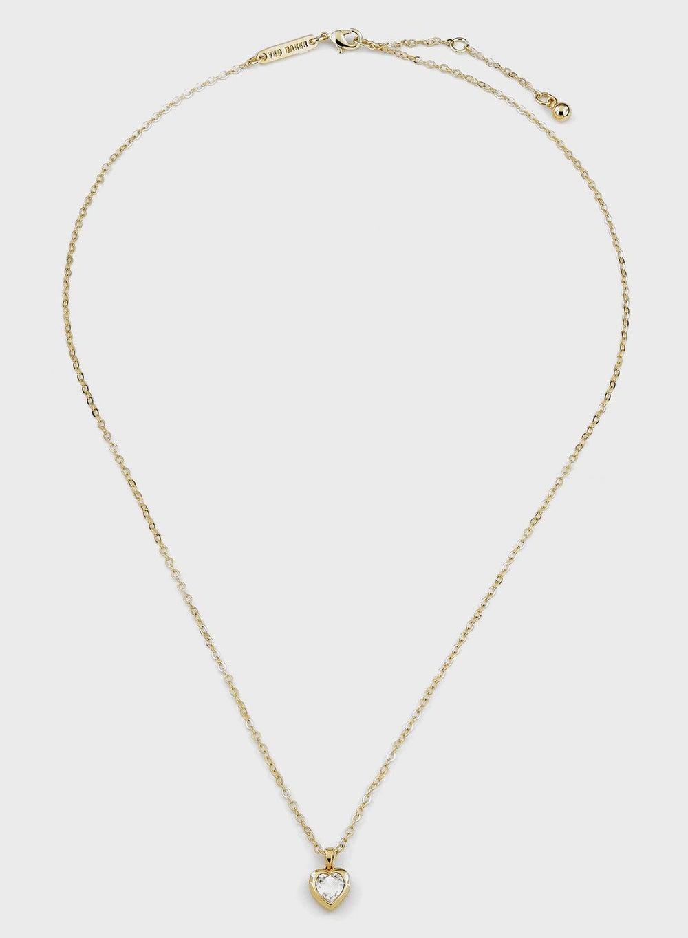 Ted Baker Hannela Crystal Heart Elegance Necklace - Image 1