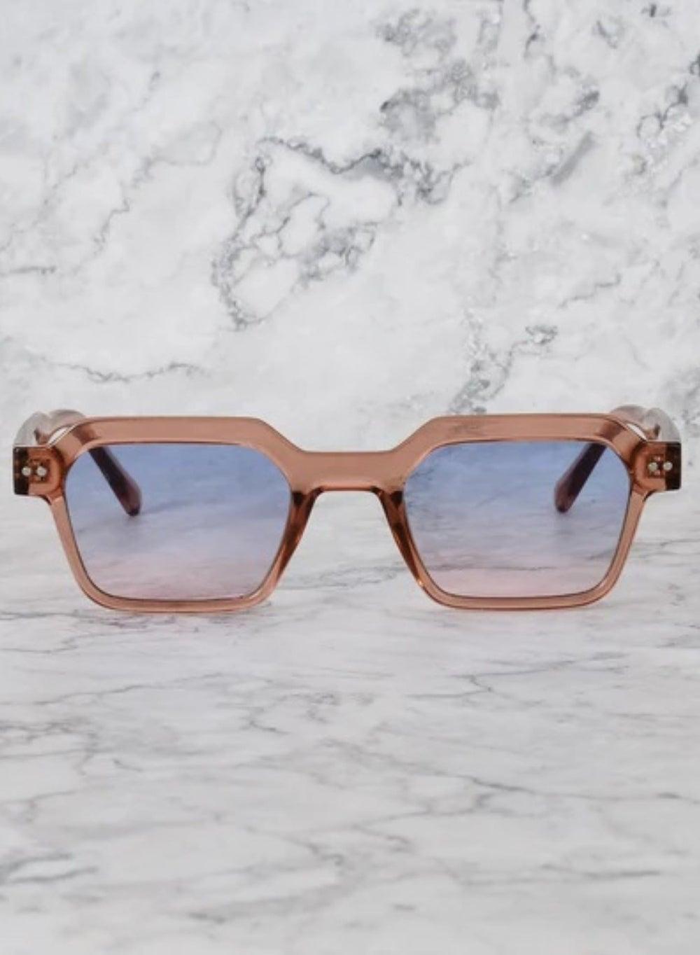 Explicit Poets Elliot Unisex Sunglasses Champagne Gradient - Image 1