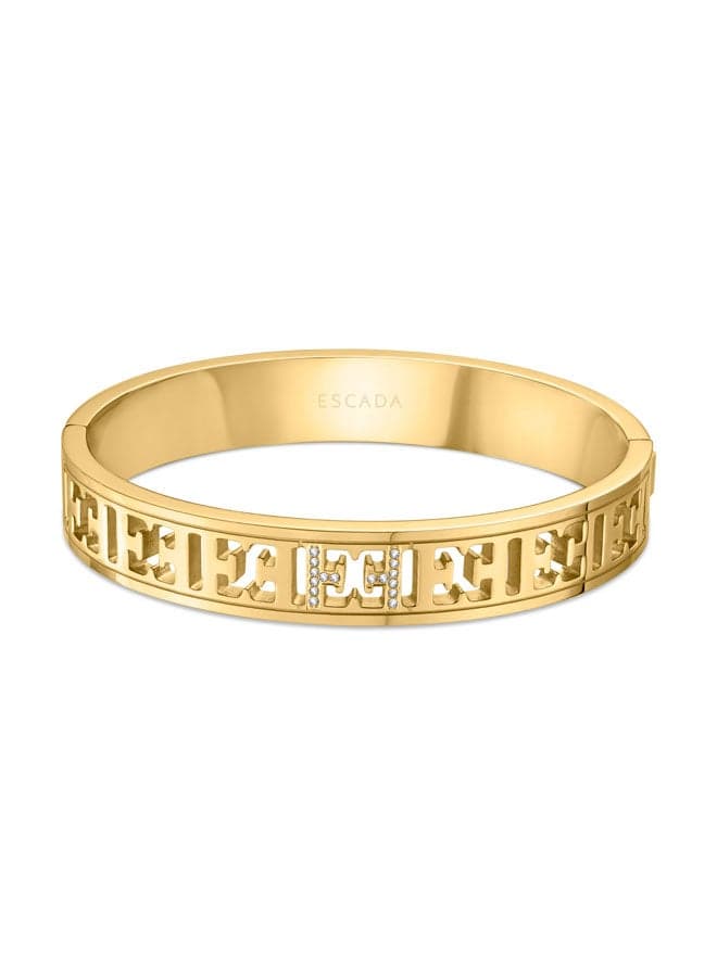 ESCADA Estelle Gold-Plated Crystal Bangle for Women - Image 1