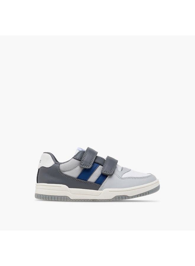 Boys 1315 005Grey Sleek Panelled Sneakers - Image 1