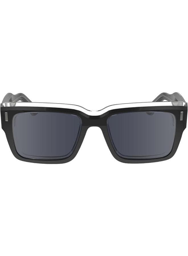 CALVIN KLEIN Men’s Sleek UV-Protected Rectangle Sunglasses - Image 1