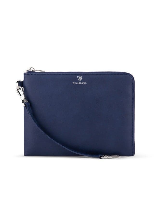 Veganologie Demi Large Pouch - Eco-Chic Blue Accessory - Image 1