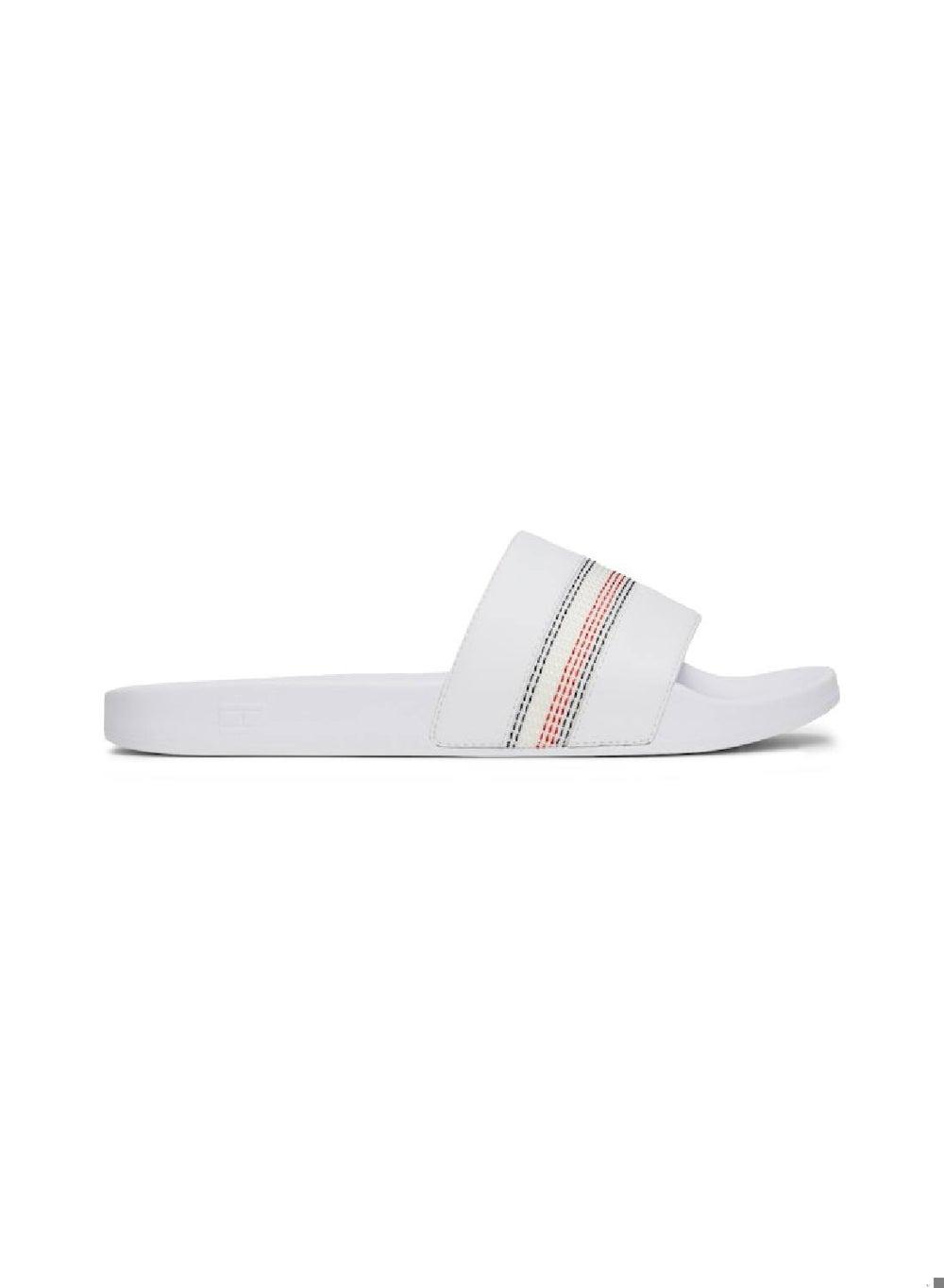 TOMMY HILFIGER Corporate Stripes Pool Slides for Women - Image 1