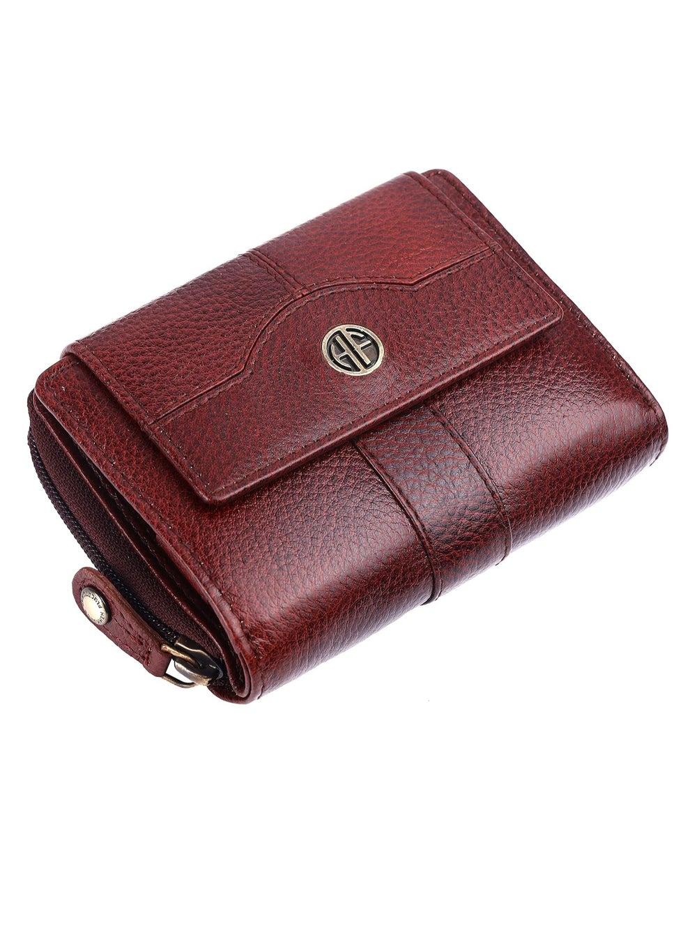 HAMMONDS FLYCATCHER K8T6 Elegant Brown Leather Women's Wallet - Image 1