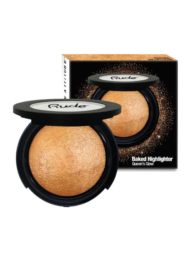 Queen's Glow Baked Highlighter - Radiant Perfection - Image 1