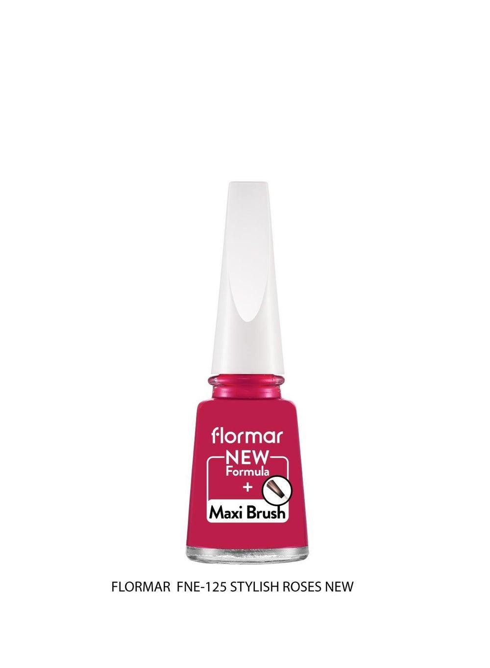 Flormar 125 Stylish Roses - Classic Glossy Nail Enamel - Image 1
