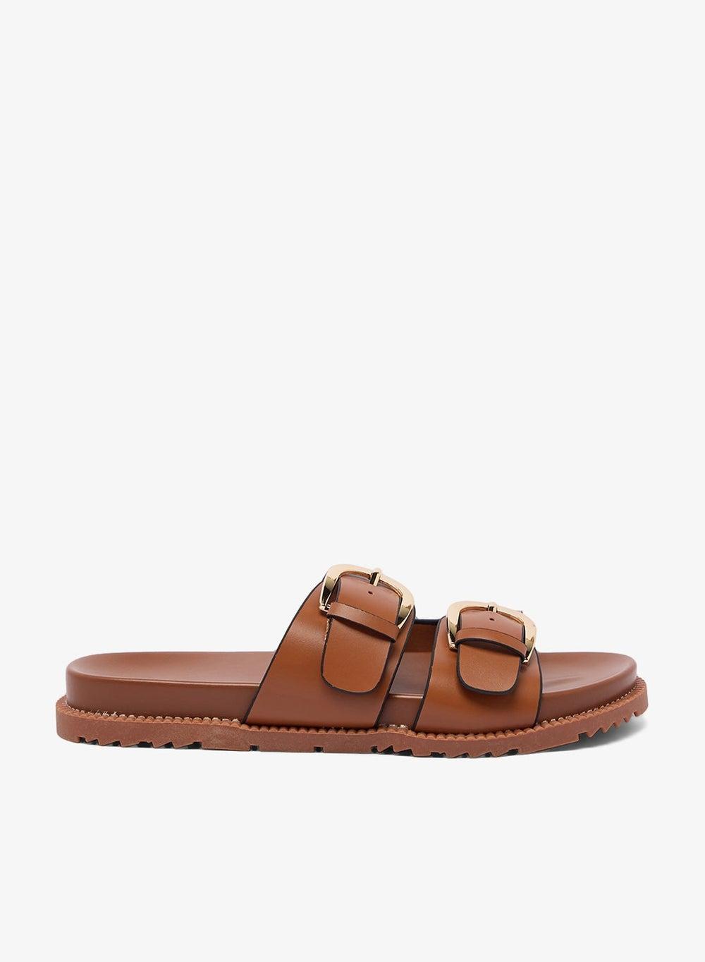 Chic Camel Flat Sandals Vhl8187283 – Sophistication Meets Comfort - Image 1