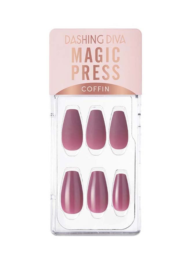 Purple Mauve Magic Press - Quick Shine Manicure - Image 1