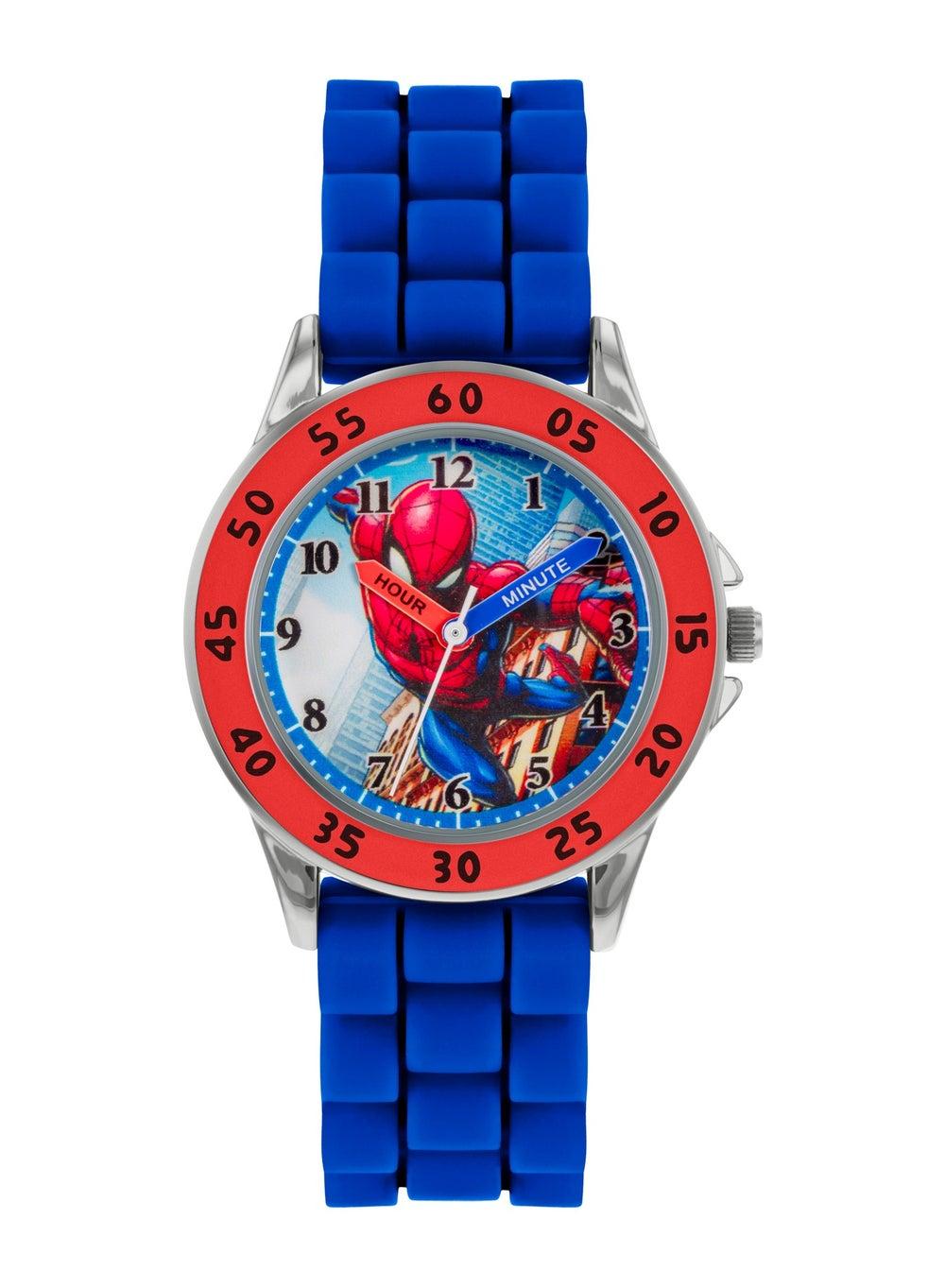Disney Marvel Spiderman SPD9048 Boys' Time Teacher Watch - Image 1