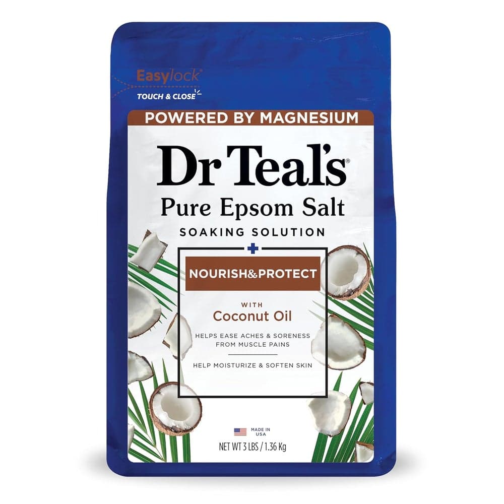 Dr Teal's Coconut Oil Epsom Soak 1.36Kg - Luxurious Skin Therapy - Image 1
