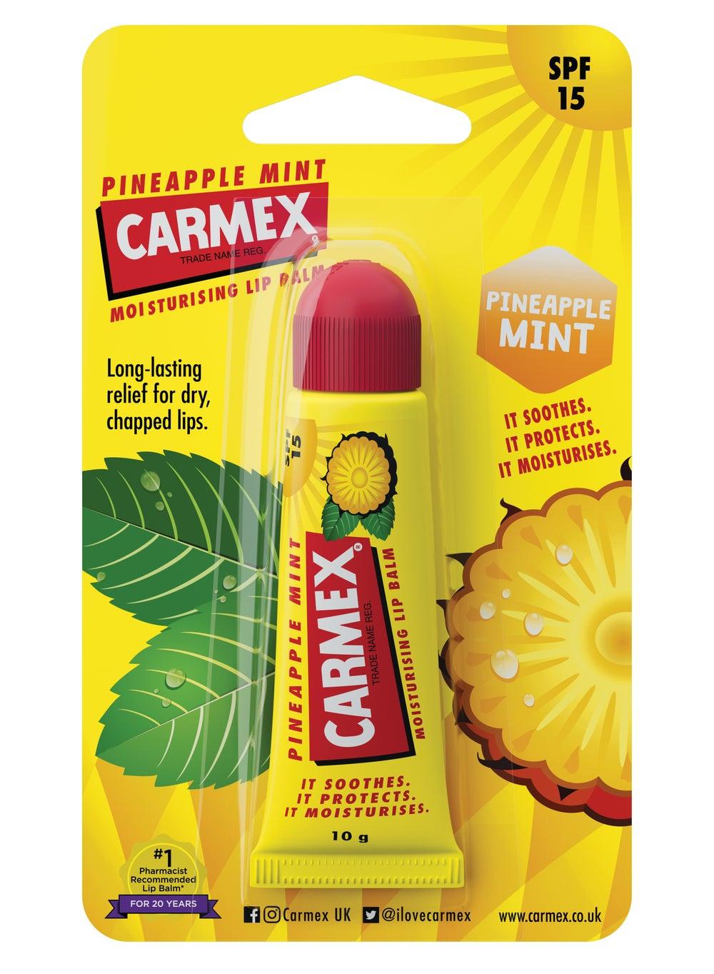 CARMEX Pineapple & Mint SPF15 Lip Balm – A Tantalizing Twist - Image 1