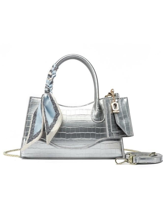 FYOR BD 96 Metallic Textured Handbag for Chic Women - Image 1