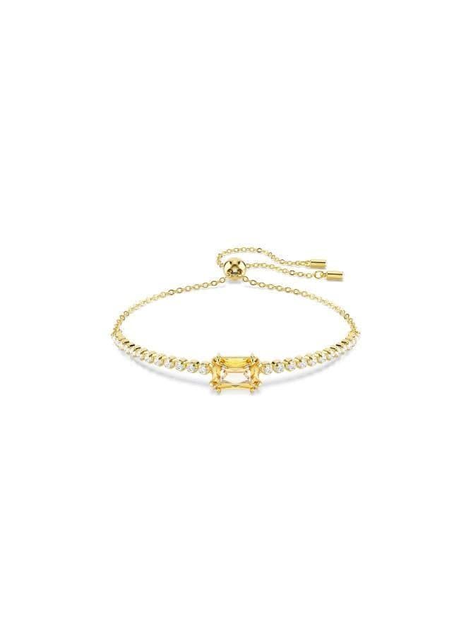 SWAROVSKI Matrix Tennis Hand Chain - Radiant Gold Elegance - Image 1