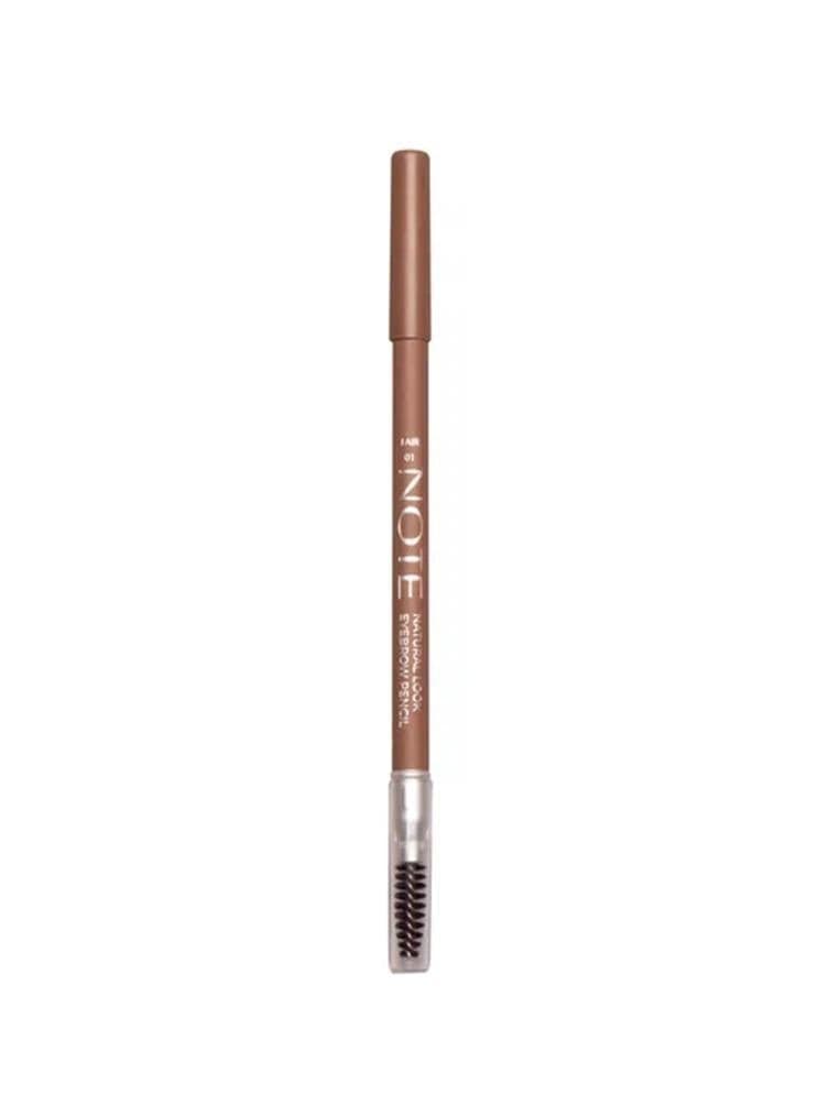 Note Natural Look Eyebrow Pencil 01- Fair - Image 1
