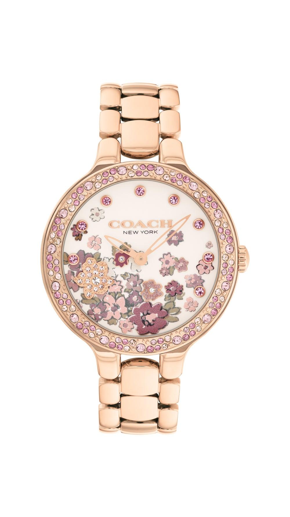 COACH Chelsea Elegance Rose Gold Analog Watch for Women - Image 1