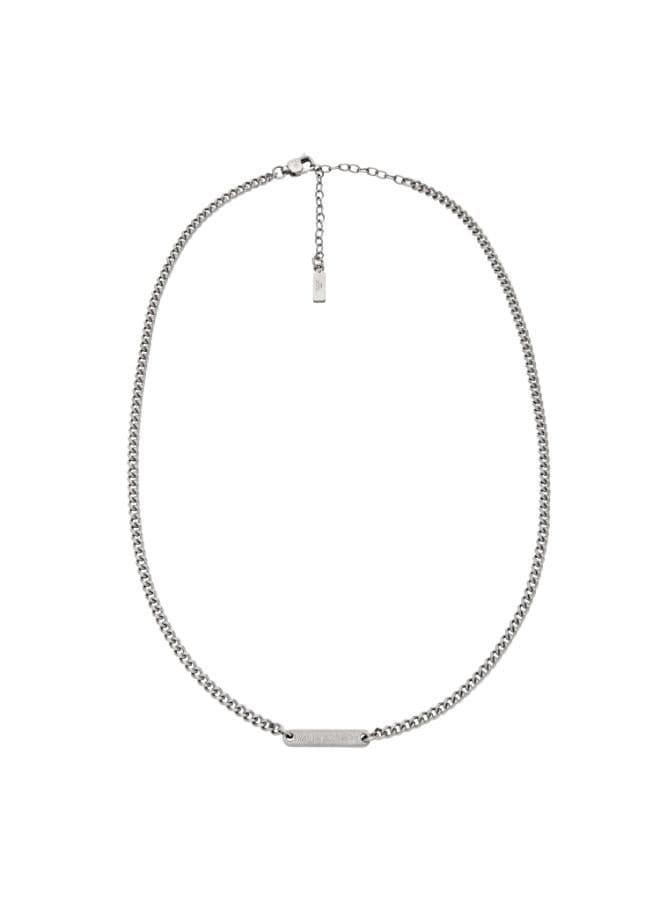 Armani Exchange Egs3188040 Stainless Steel ID Necklace - Image 1
