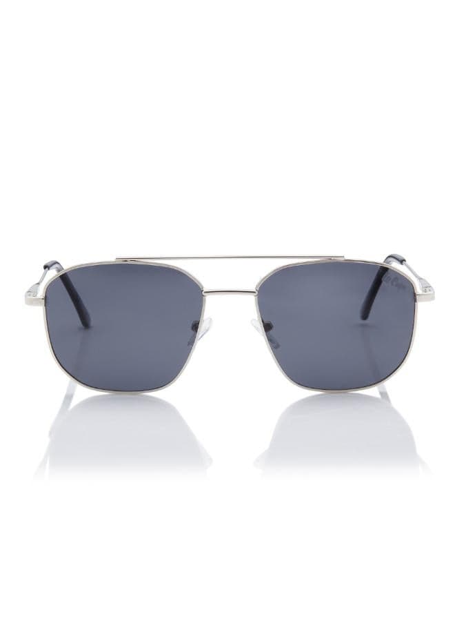 Lee Cooper LC1204C02 Silver Polarized Round Sunglasses 54mm - Image 1
