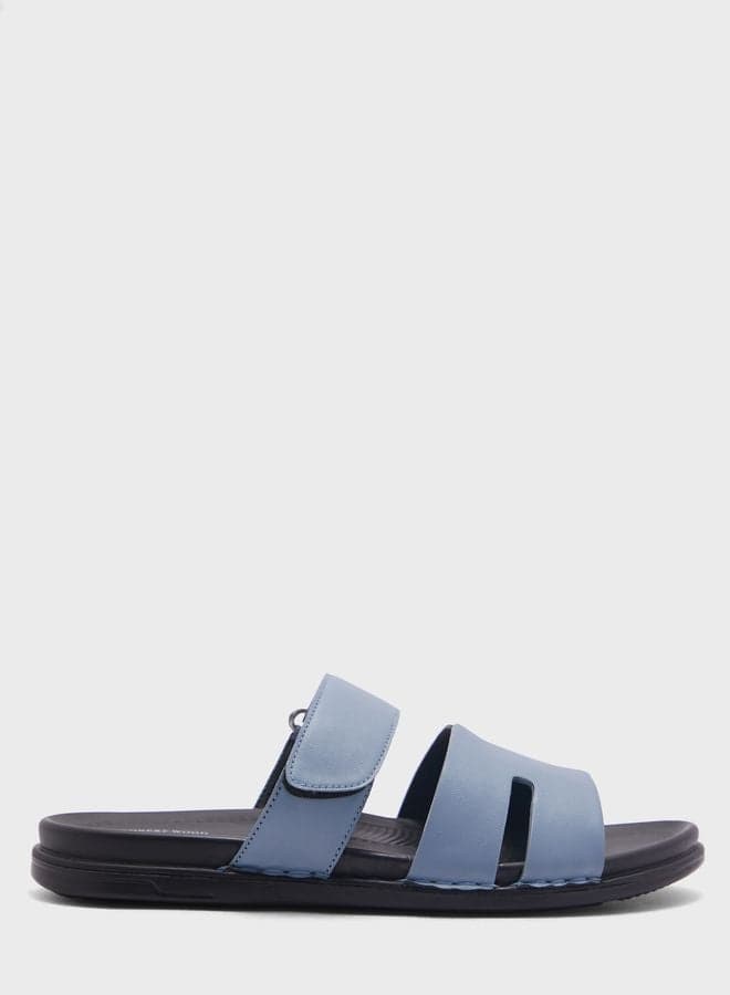 Nb 908 Light Blue Arabian Comfort Slider Sandals - Image 1