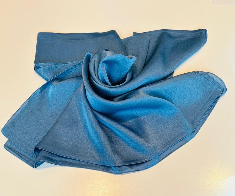 MIZALLE Women's Elegant Satin Texture Shawl - Image 1
