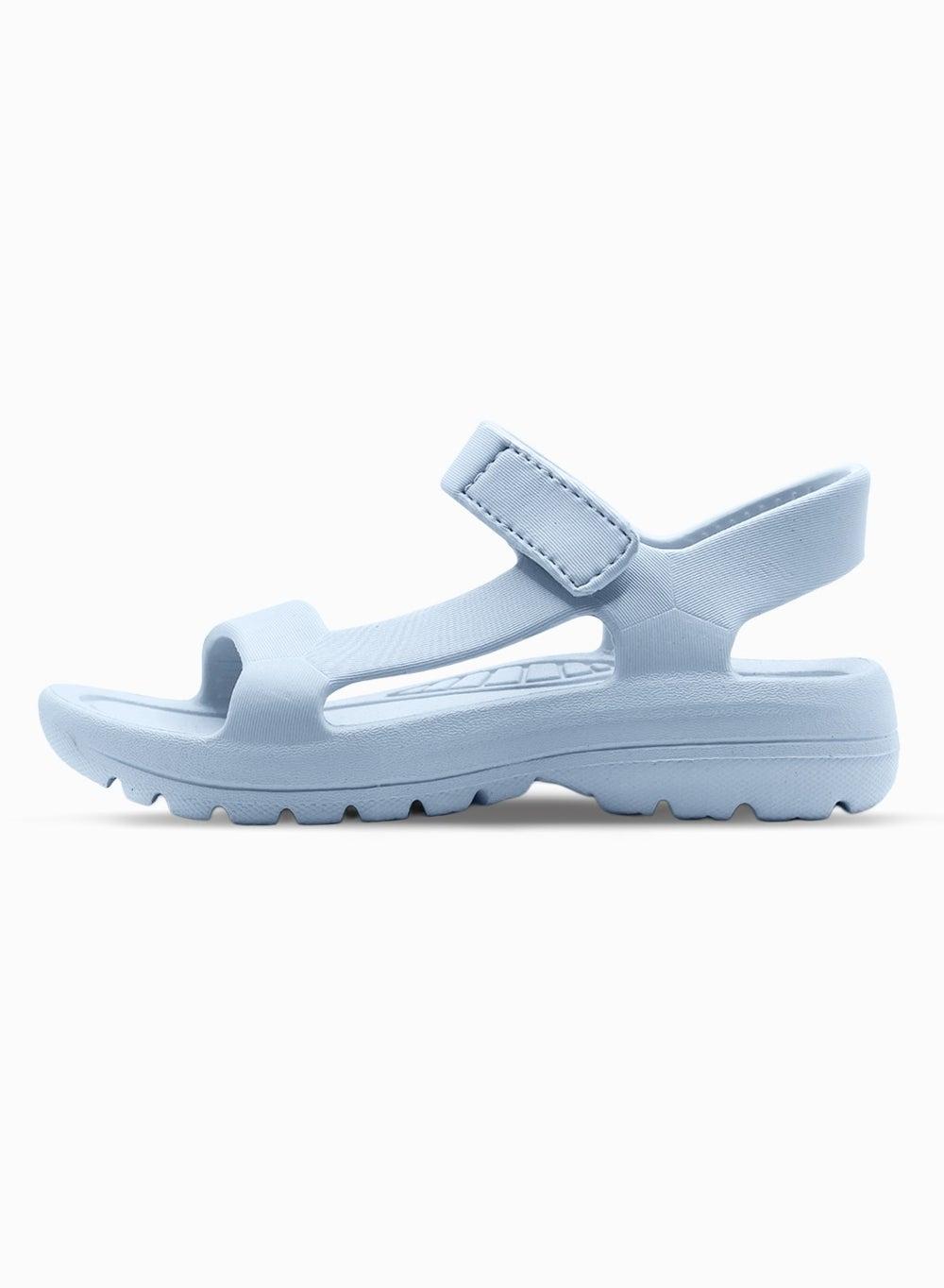 Elegant Grey Blue Cool Sandals - Timeless Summer Footwear - Image 1