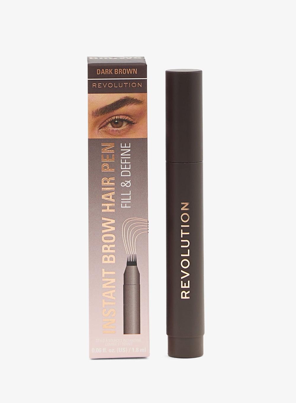 Revolution Dark Brown Instant Brow Pen - 1866637 - Image 1
