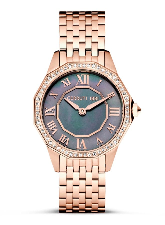CERRUTI 1881 Jesina 32mm - Elegance Encased in Rose Gold - Image 1