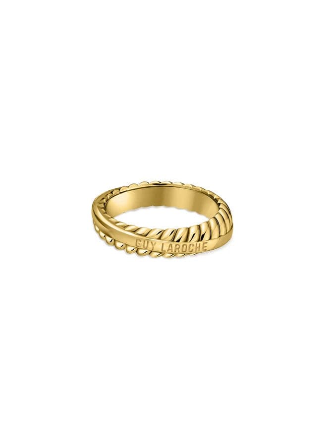Elegance Redefined: Guy Laroche Eleonore Gold Ring for Women - Image 1