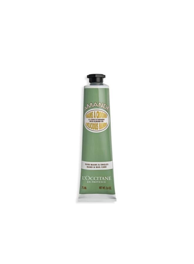 L'Occitane 75ml Almond Delicious Hands Cream - Luxurious Hydration - Image 1