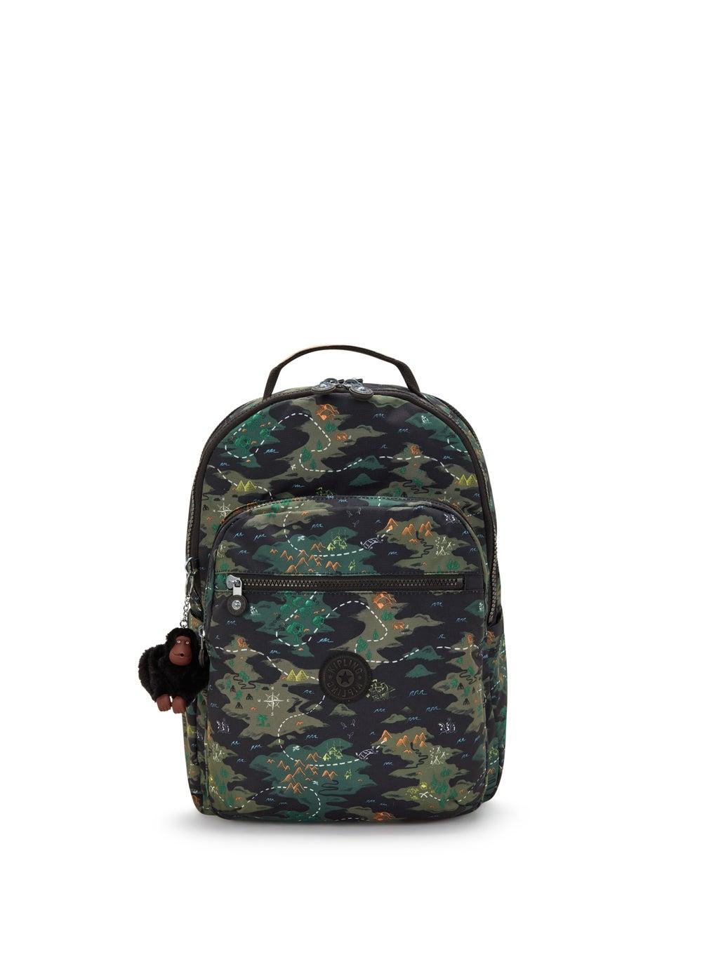 Kipling Seoul Lap Camo Treasure - Spacious Laptop Backpack - Image 1