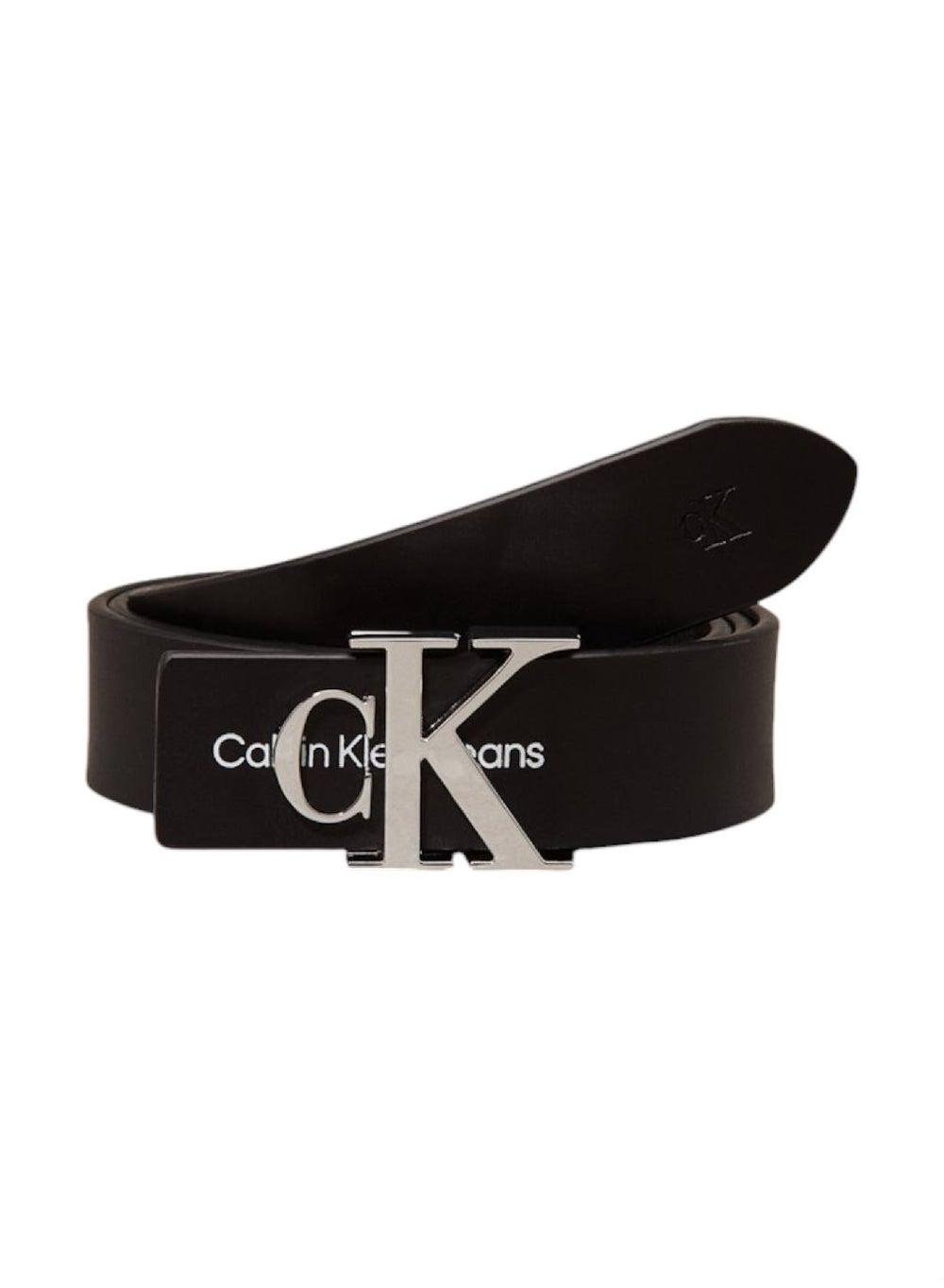 Calvin Klein Jeans Women's Luxe Leather Logo Belt - Image 1