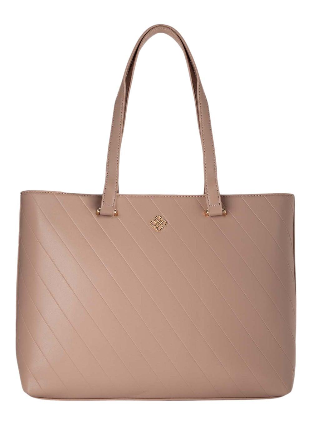 Bata Chic Textured Tote Bag - Elegance Meets Function - Image 1
