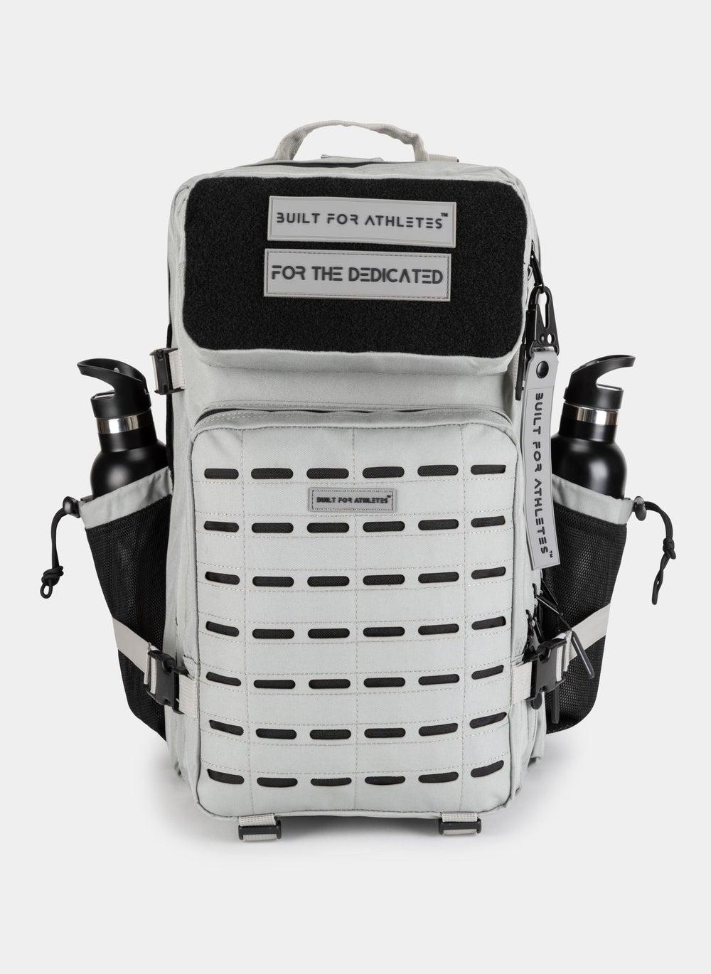 Greyscale Large Gym Backpack for Fitness Enthusiasts - Image 1