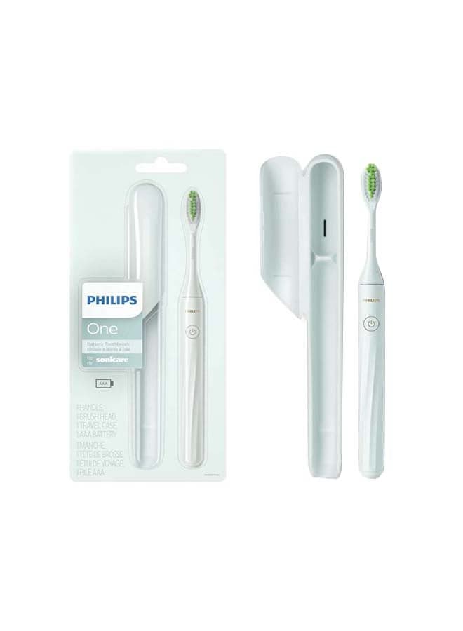 PhilipsOne Mint Blue Sonicare Toothbrush with Travel Case - Image 1